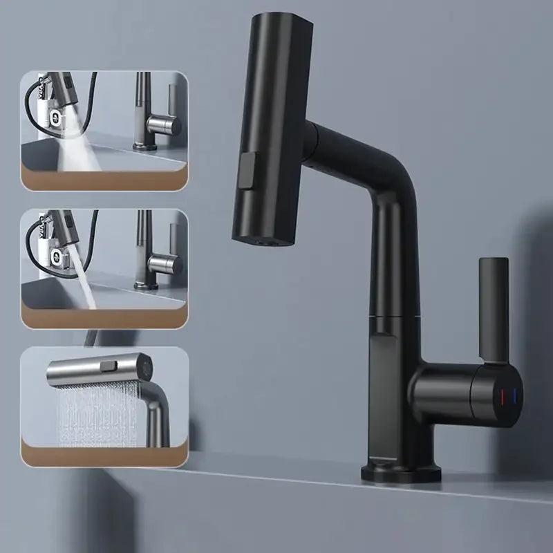 Smart Flow: Torneira de Bacia com Display de Temperatura Digital