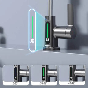 Smart Flow: Torneira de Bacia com Display de Temperatura Digital